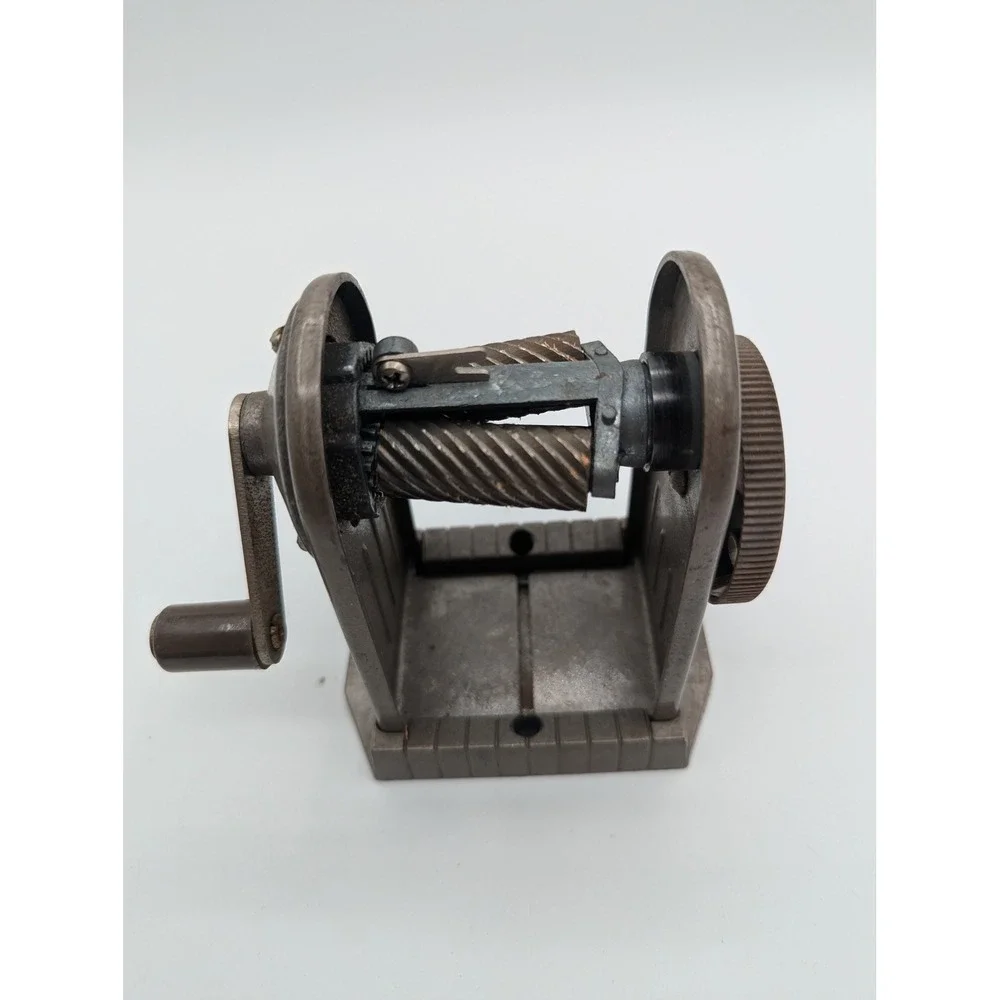Vintage Berol Apsco Dexter Super 10 Manual Pencil Sharpener Industrial Tan Brown